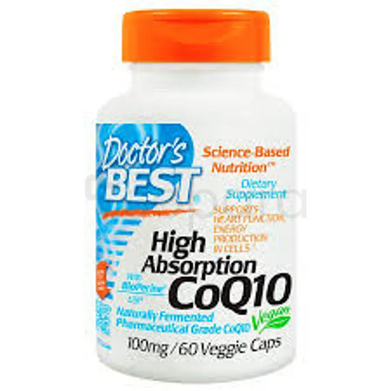 DOCTOR'S BEST HIGHT ABSORPTION COQ10 100MG BOITE DE 60 CAPSULES