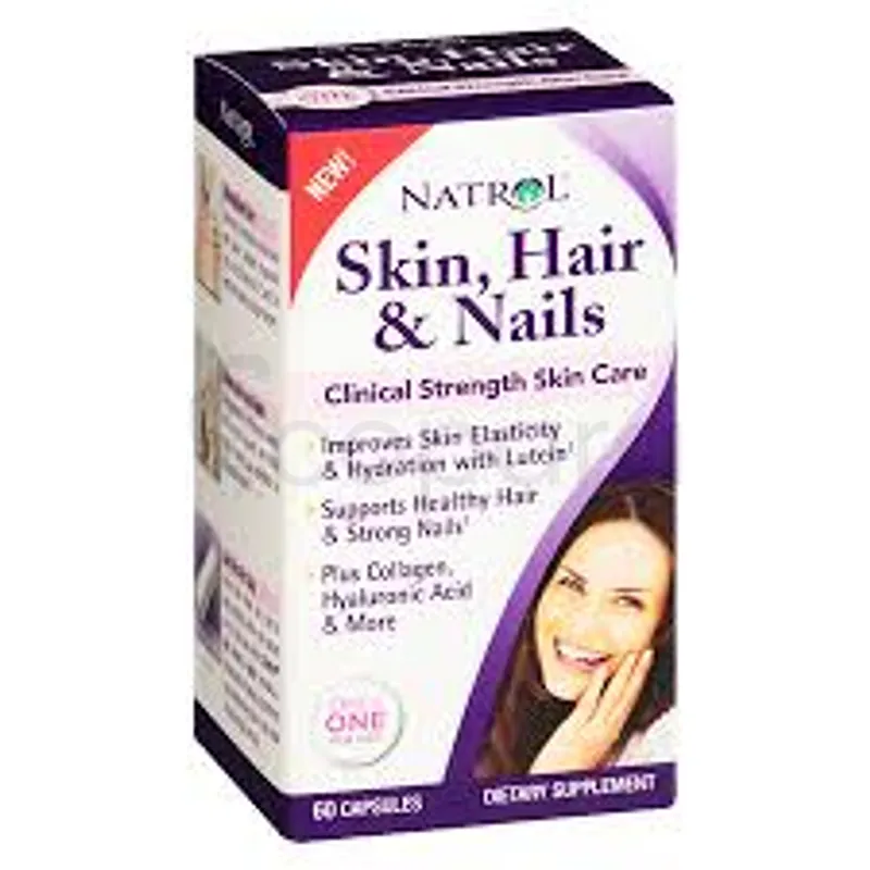 NATROL SKIN HAIR NAILS BOITE DE 60 CAPSULES