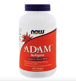 NOW ADAM SOFTGELS BOITE DE 180 GELULES