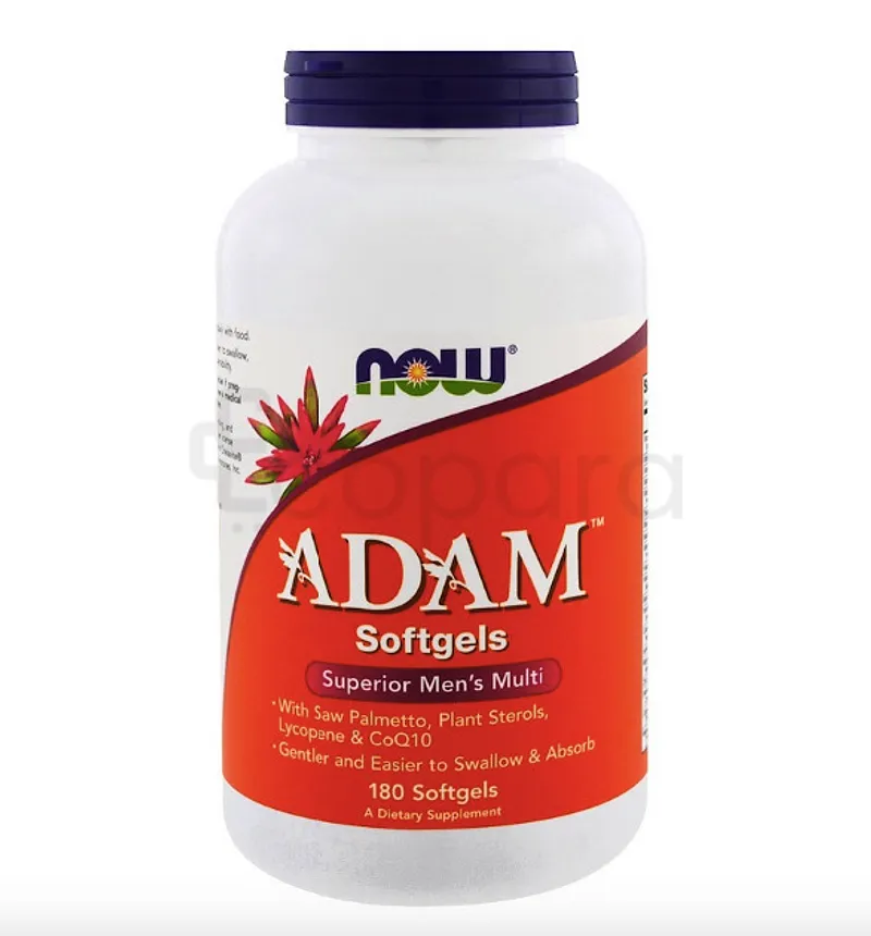 NOW ADAM SOFTGELS BOITE DE 180 GELULES