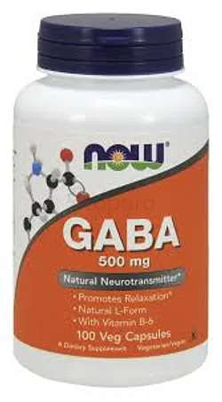 NOW GABA 500MG BOITE DE 100 CAPSULES