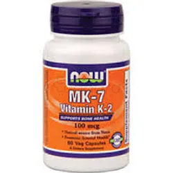 NOW MK-7 VITAMIN K-2 100MCG BOITE DE 60 CAPSULES