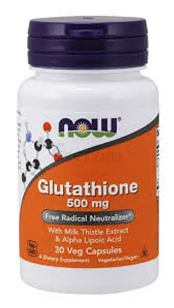 NOW GLUTATHIONE 500MG BOITE DE 30 CAPSULES