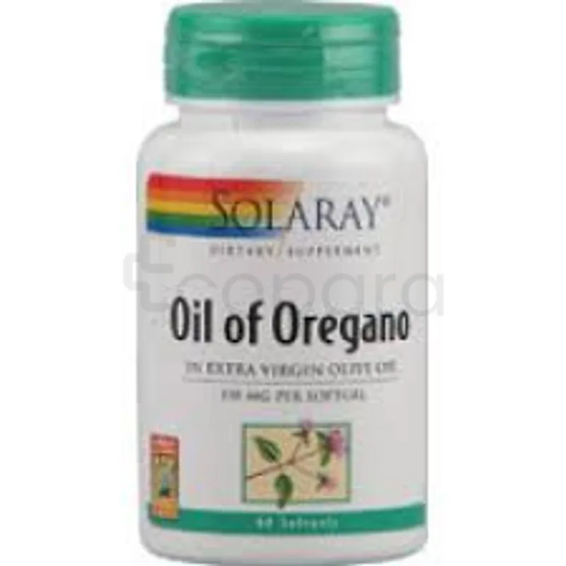 SOLARAY OIL OF OREGANO 150MG BOITE DE 60 GELULES