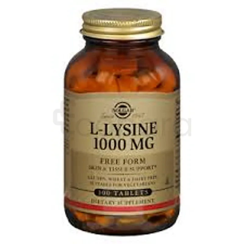 SOLGAR L-LYSINE 1000MG BOITE DE 100 COMP