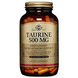SOLGAR TAURINE 500MG BOITE DE 250 CAPSULES