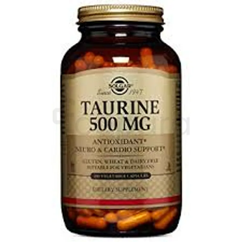 SOLGAR TAURINE 500MG BOITE DE 250 CAPSULES