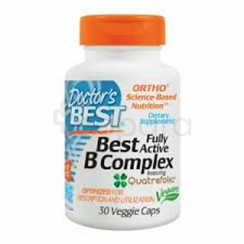 DOCTOR'S BEST BEST B COMPLEX FULLY ACTIVE BOITE DE 30 CAPSULES