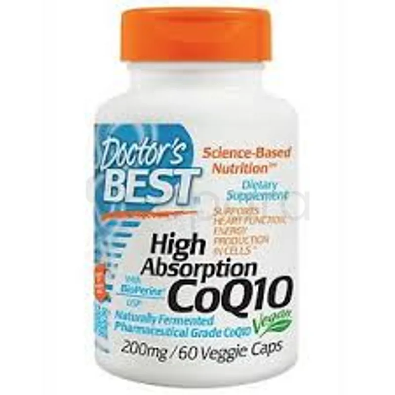 DOCTOR'S BEST HIGH ABSORPTION COQ10 200MG BOITE DE 60 CAPSULES