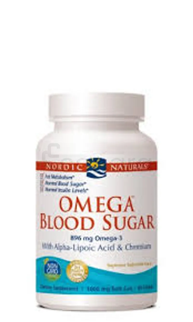 NORDIC NATURALS OMEGA BLOOD SUGAR 1000MG BOITE DE 60 GÉLULES