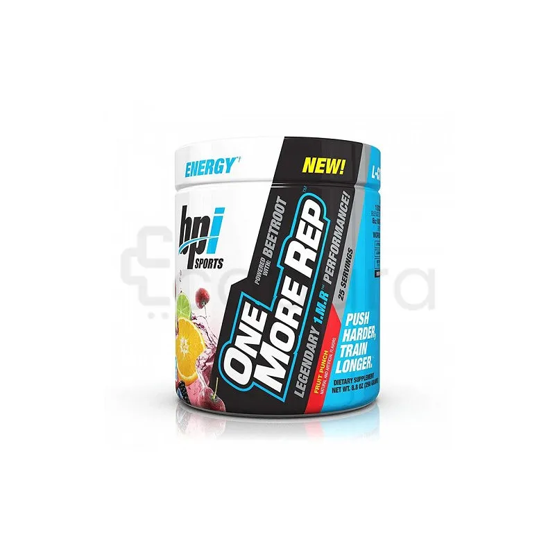 BPI SPORT ONE MORE REP FRUIT PUNCH 140G