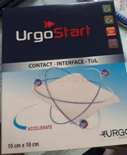 URGO URGOSTART CONTACT INTERFACE TUL 10CM*10CM BOITE DE 1 REFERENCE 44302