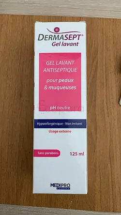DERMASEPT GEL LAVANT PH NEUTRE 125ML