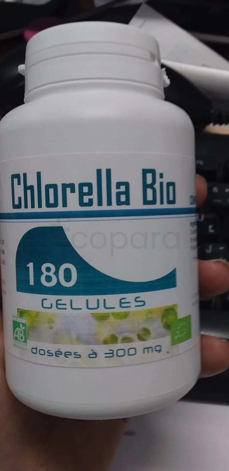 GPH CHLORELLA BIO 300MG BOITE DE 180 GELULES
