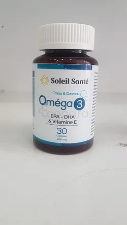 SOLEIL SANTE OMEGA 3 1000MG BOITE DE 30 CAPSULES