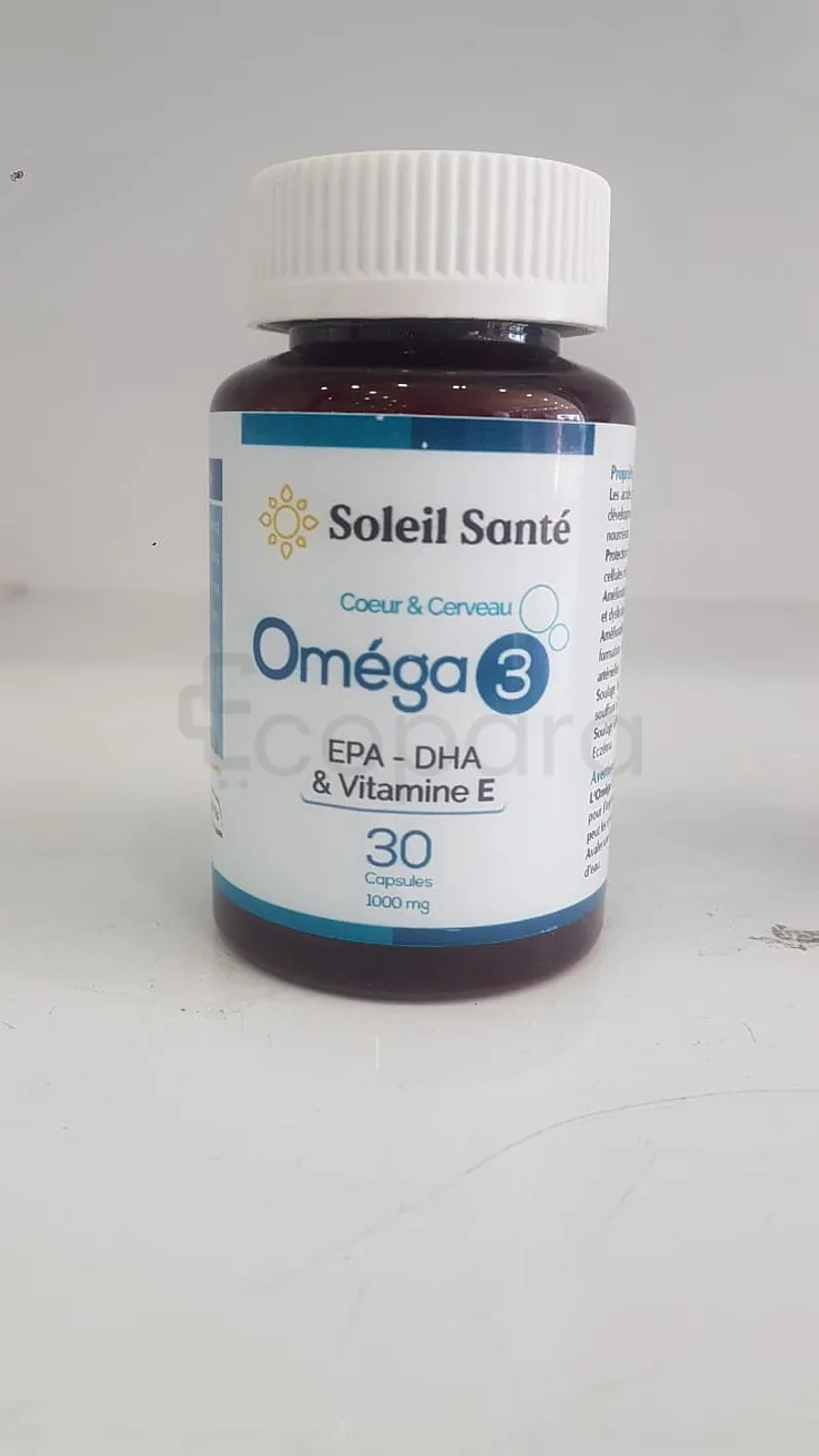 SOLEIL SANTE OMEGA 3 1000MG BOITE DE 30 CAPSULES