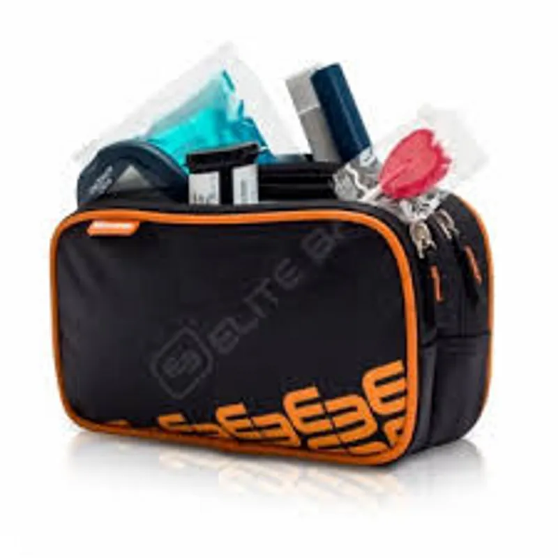 ELITE TROUSSE ISOTHERMIQUE POUR MATERIEL DE DIABETIQUE EN TISSU VINYL NOIR