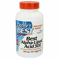 DOCTOR'S BEST ALPHA LIPOIC ACID 300MG BOITE DE 80