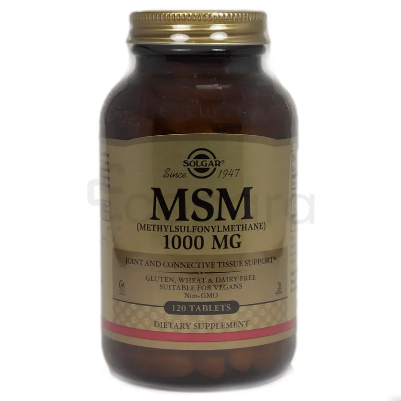 SOLGAR MSM 1000MG BOITE DE 120 COMPRIMES
