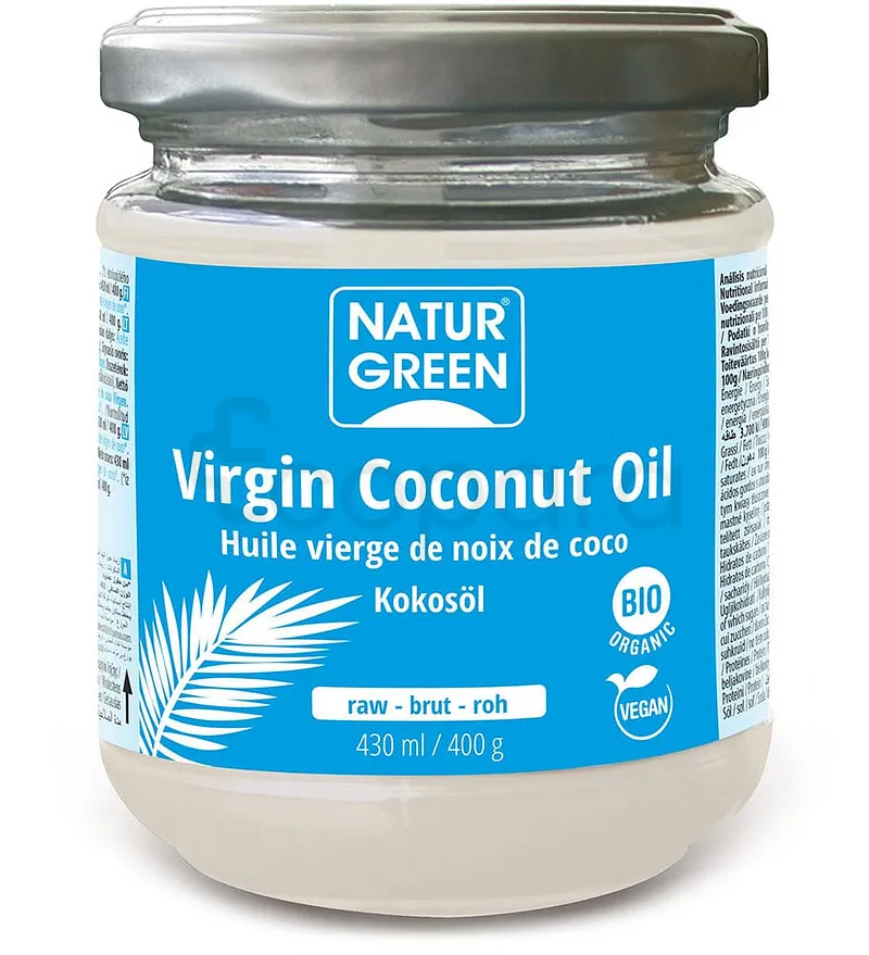 NATURGREEN VIRGIN COCONUT OIL 430ML 400G