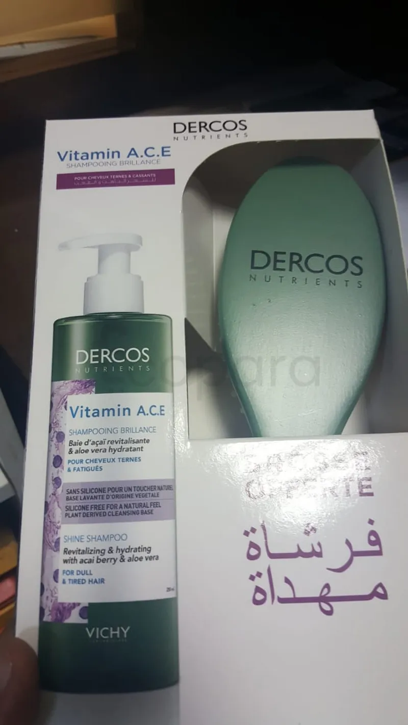 VICHY DERCOS SHAMPOOING VITAMIN ACE 250ML + BROSSE OFFERTE