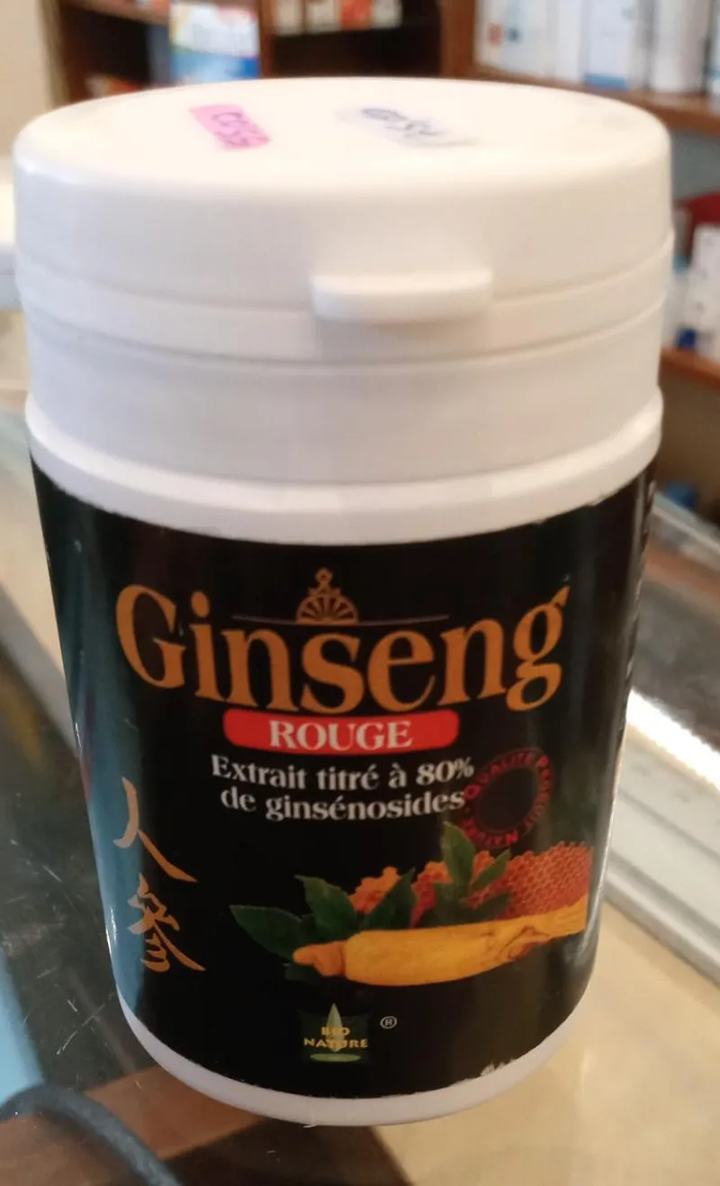 BIO NATURE GINSENG ROUGE BOITE DE 25 GELULES