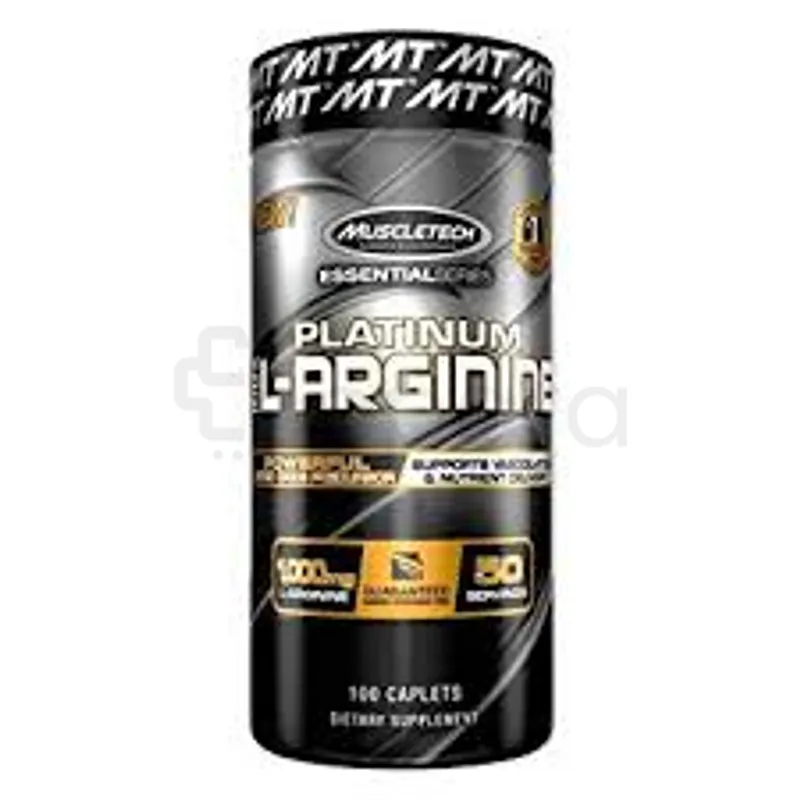 MUSCLETECH PLATINUM L-ARGININE 1000MG BOITE DE 100 CAPSULES