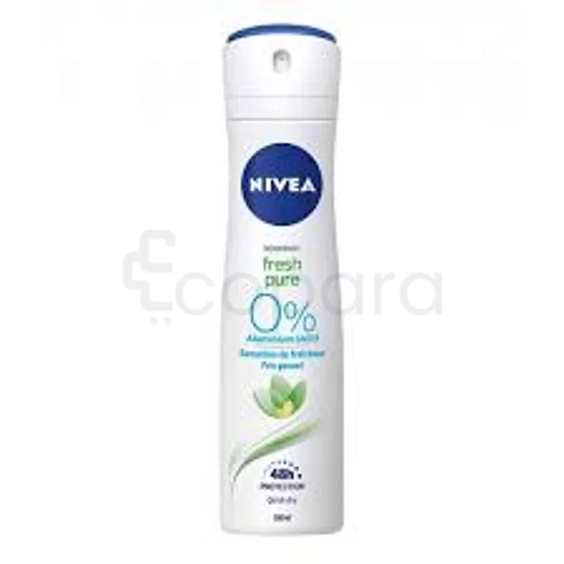NIVEA ANTI-TRANSPIRATION DEODOTRANT SPRAY FRESH PURE 0% ALUMINIUM 200ML