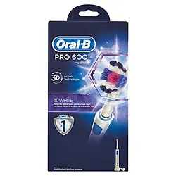 ORAL-B PRO 600 3D WHITE ACTION TECHNOLOGIE BROSSE A DENTS ELECTRIQUE