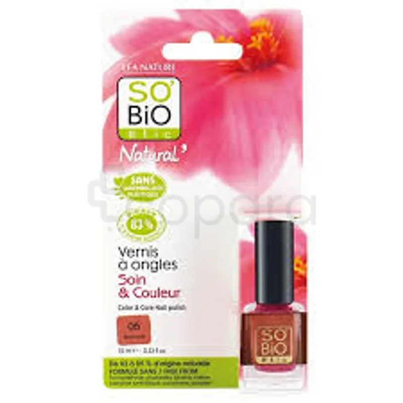 SO'BIO ETIC VERNIS A ONGLES NUMERO 06 ROSE NUDE 10ML