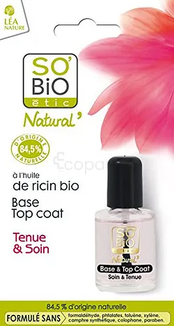 SO'BIO ETIC BASE ET TOP COAT 10ML