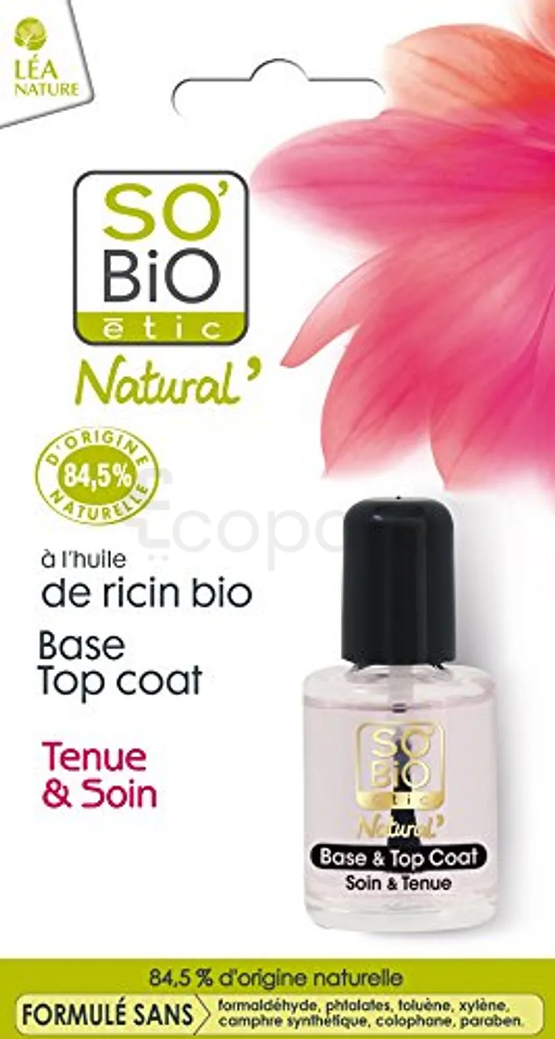SO'BIO ETIC BASE ET TOP COAT 10ML
