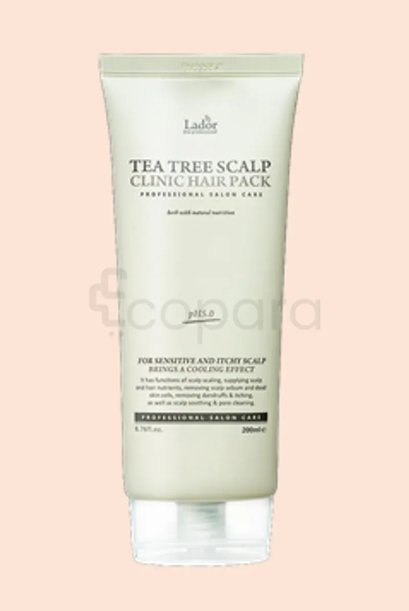 AIMOSHA LADOR TEA TREE SCALP CLINIC HAIR PACK MASQUE POUR CHEVEUX 200ML