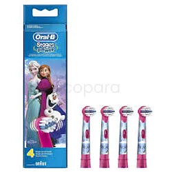 ORAL-B STAGES POWER FROZEN TETES DE BROSSE A DENTS BOITE DE 4