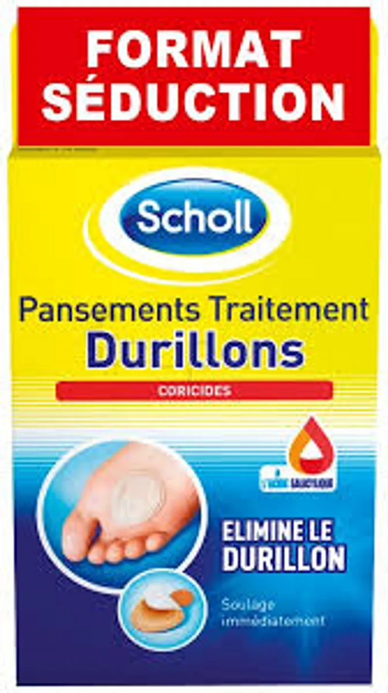 SCHOLL PANSEMENTS TRAITEMENT DURILLONS CORICIDES BOITE DE 4