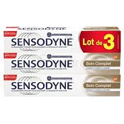 SENSODYNE LOT DE 3 DENTIFRICES SOIN COMPLET 75ML REFERENCE 6000000109