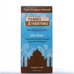TISANES ET TRADITIONS JOLIS REVES BOITE DE 20 SACHETS
