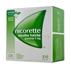 NICORETTE 2MG MENTHE FRAICHE BOITE DE 210 GOMMES