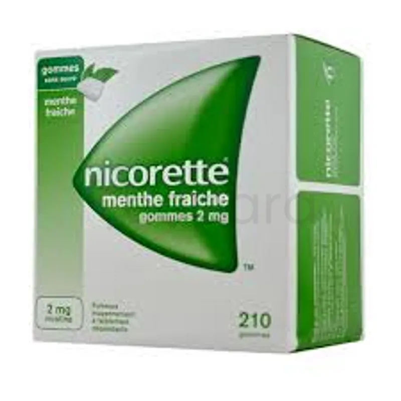 NICORETTE 2MG MENTHE FRAICHE BOITE DE 210 GOMMES