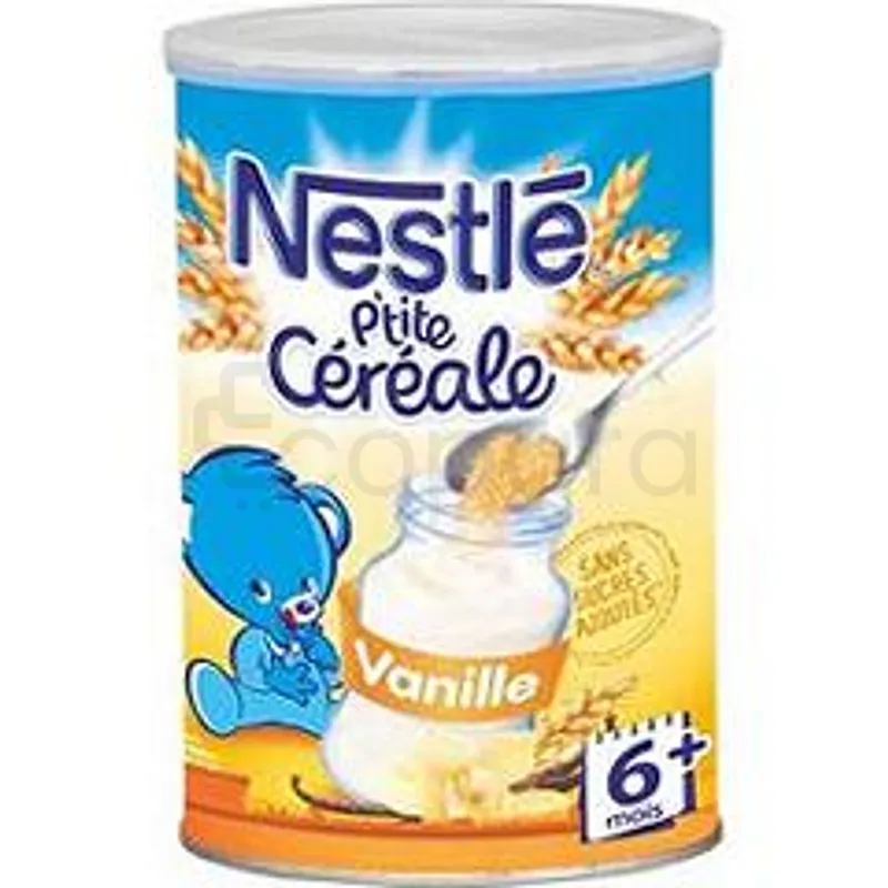 NESTLE P'TITE CEREALE VANILLE +6MOIS 400G