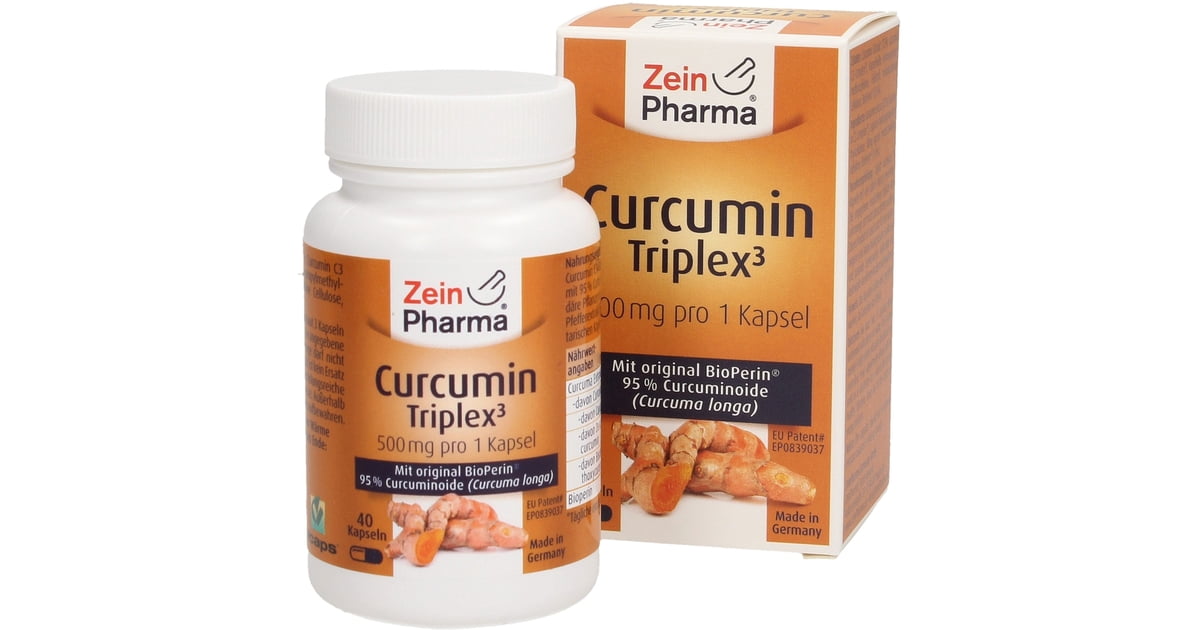 ZEIN PHARMA CURCUMIN TRIPLEX 500MG BOITE DE 40 CAPSULES
