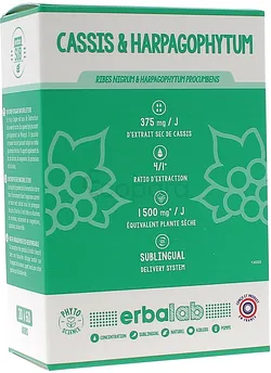 ERBALAB CASSIS & HARPAGOPHYTUM 30ML