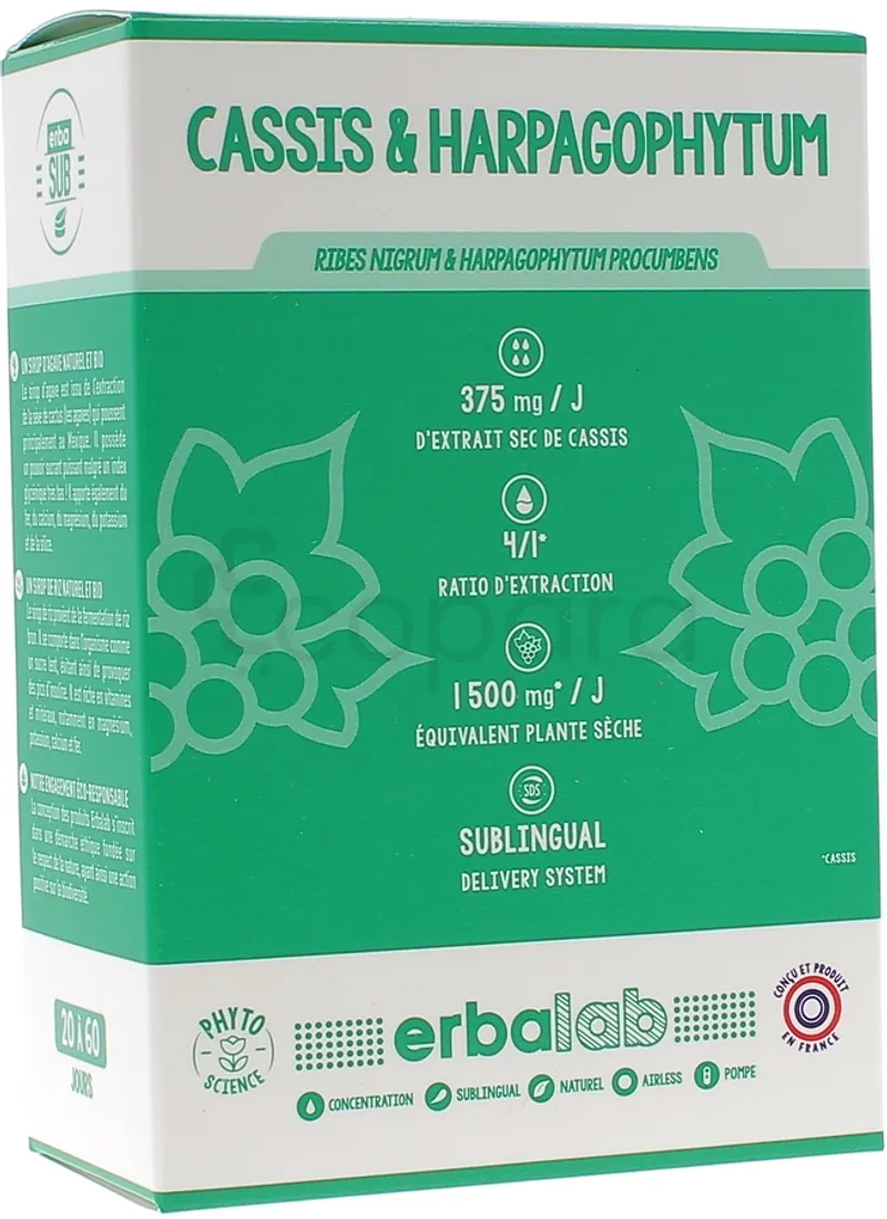 ERBALAB CASSIS & HARPAGOPHYTUM 30ML