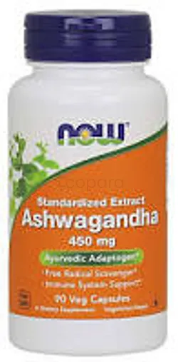 NOW ASHWAGANDHA 450MG BOITE DE 90 CAPSULES