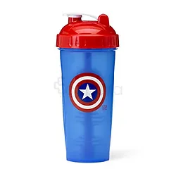 PERFORMA SHAKER MARVEL HERO SÉRIES SHAKER CAPTAIN AMERICA BLEU ET ROUGE 800ML