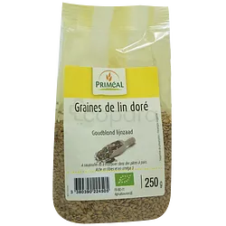 PRIMEAL GRAINES DE LIN DORE 500G