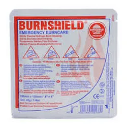 BURNSHIELD COMPRESSE EMERGENCY BURNCARE 100MM*100MM 40G