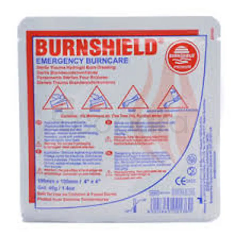 BURNSHIELD COMPRESSE EMERGENCY BURNCARE 100MM*100MM 40G