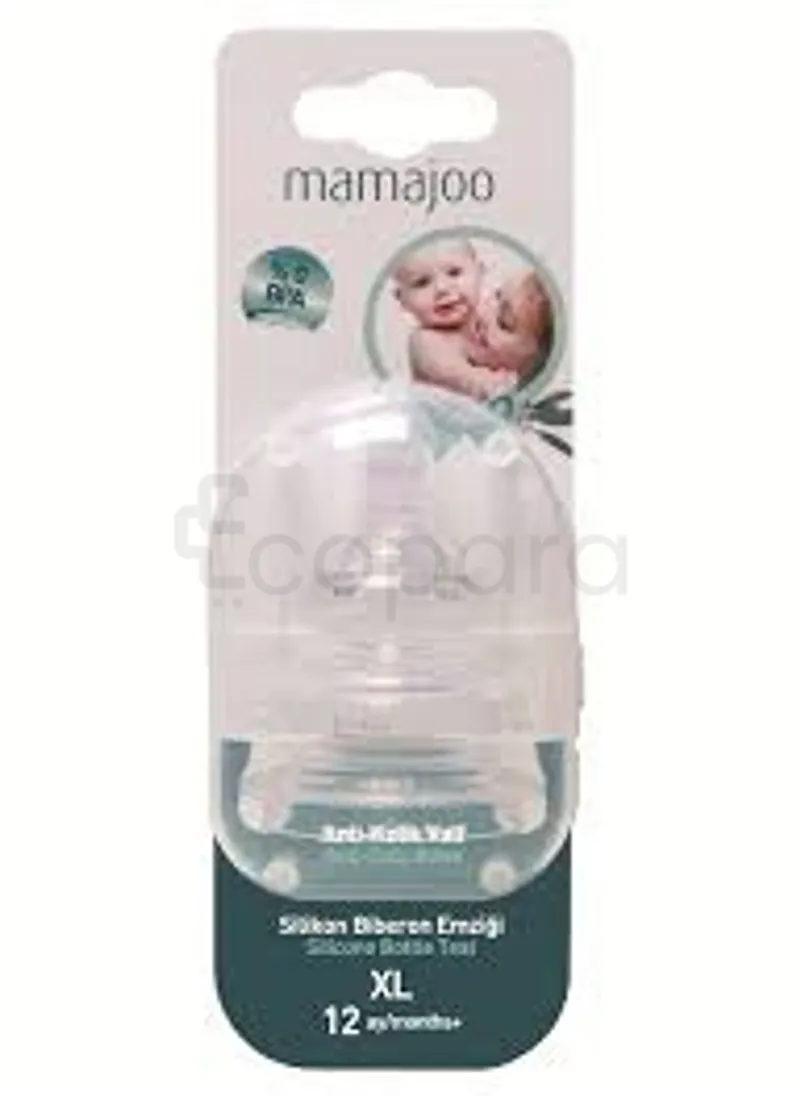 MAMAJOO TETINE SILICONE +12MOIS TAILLE XL + BOITIER BOITE DE 2 REFERENCE MMJ1073