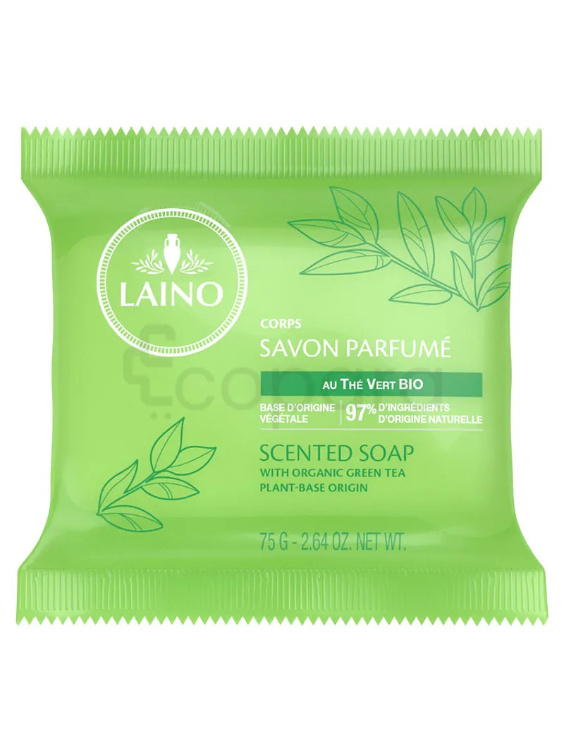 LAINO SAVON PARFUME AU THE VERT BIO 75G